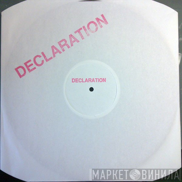 Declaration  - Declaration