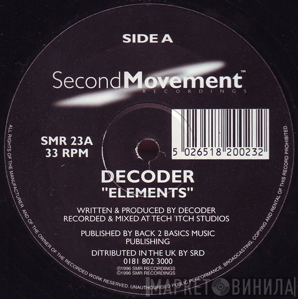 Decoder  - Elements / Sub Osc