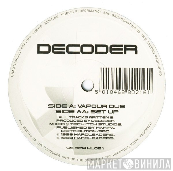 Decoder  - Vapour Dub / Set Up