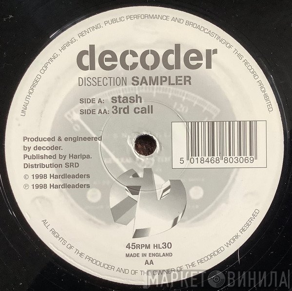 Decoder - Dissection (Sampler)