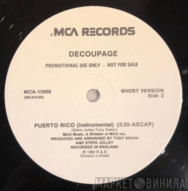 Decoupage  - Puerto Rico  (Promo)