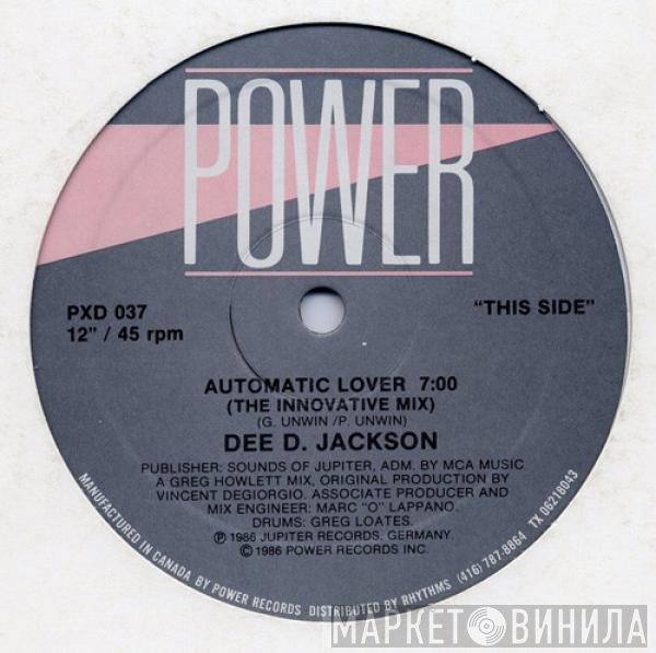 Dee D. Jackson  - Automatic Lover