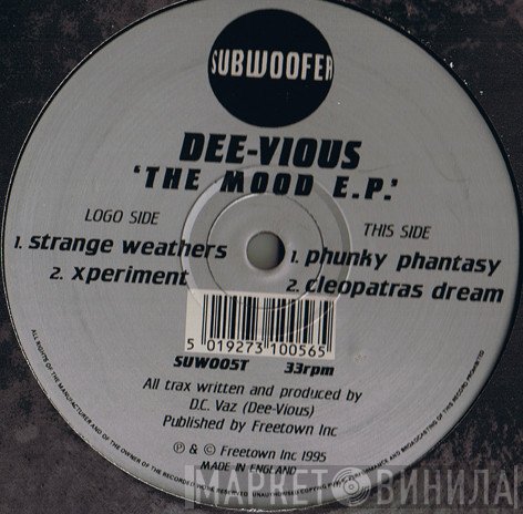 Dee Vious - The Mood E.P.