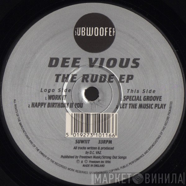 Dee Vious - The Rude EP