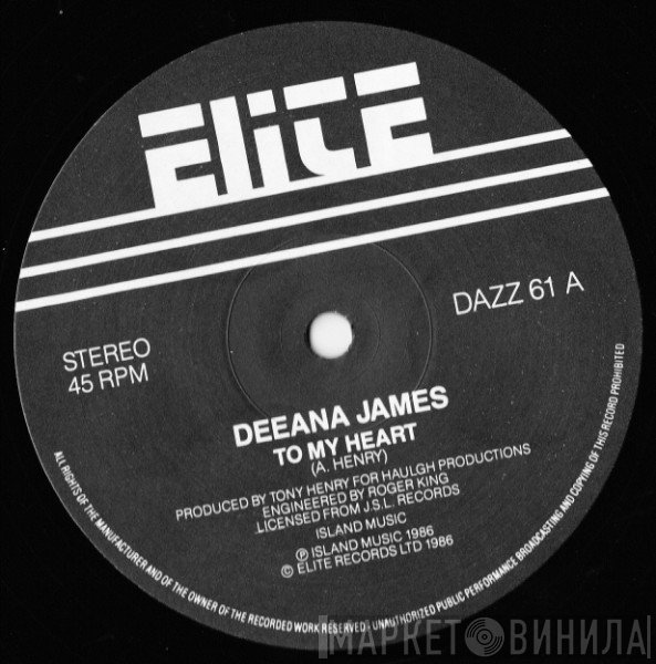 Deeana James - To My Heart