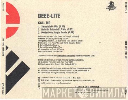 Deee-Lite  - Call Me