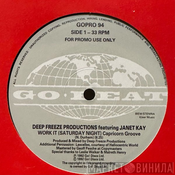 Deep Freeze Productions - Work It (Saturday Night)