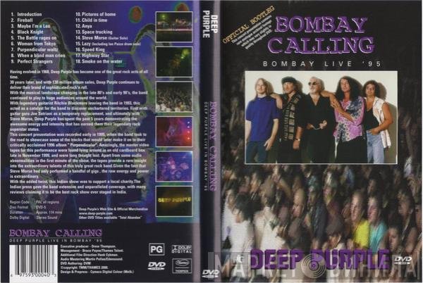 Deep Purple - Bombay Calling - Bombay Live '95