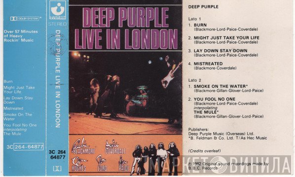 Deep Purple  - Live In London