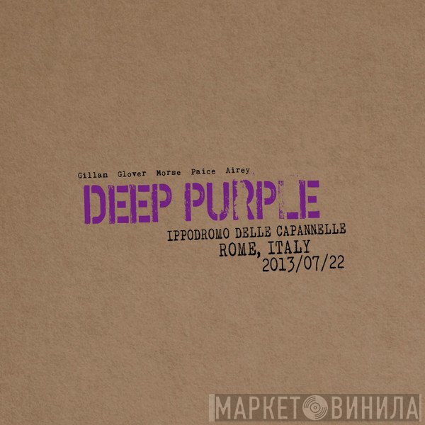 Deep Purple  - Live In Rome 2013