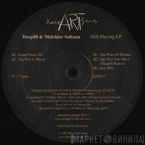 Deep88, Melchior Sultana - Still Playing EP
