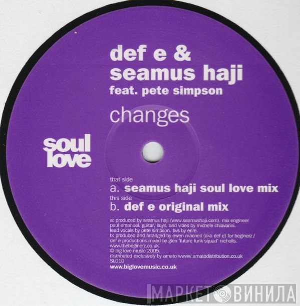 Def E & Seamus Haji  - Changes