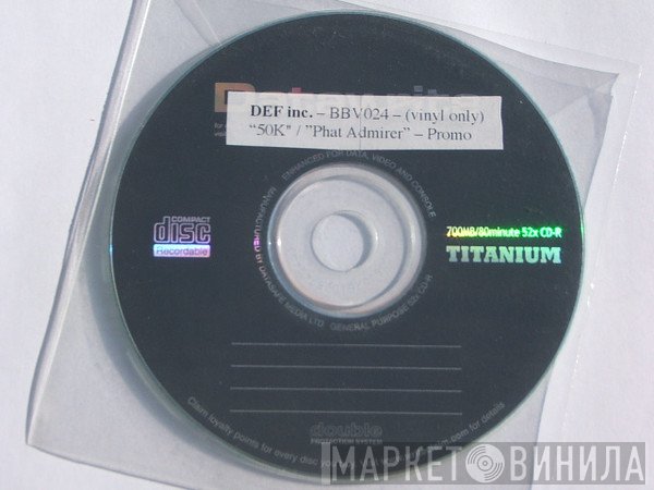 Def Inc  - 50K