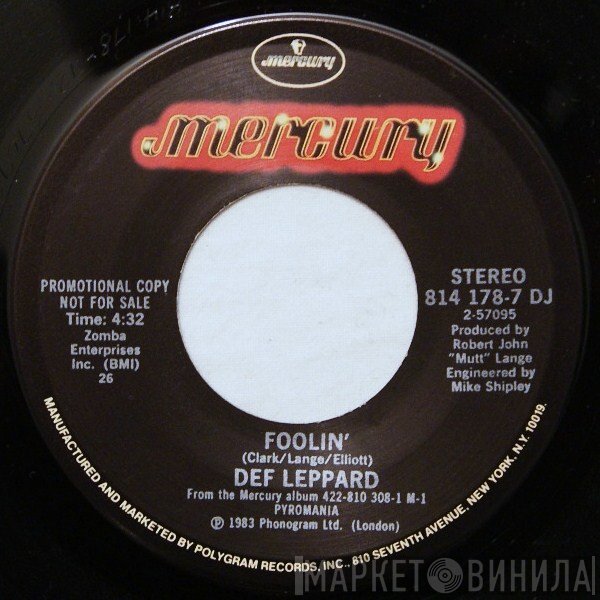 Def Leppard  - Foolin'