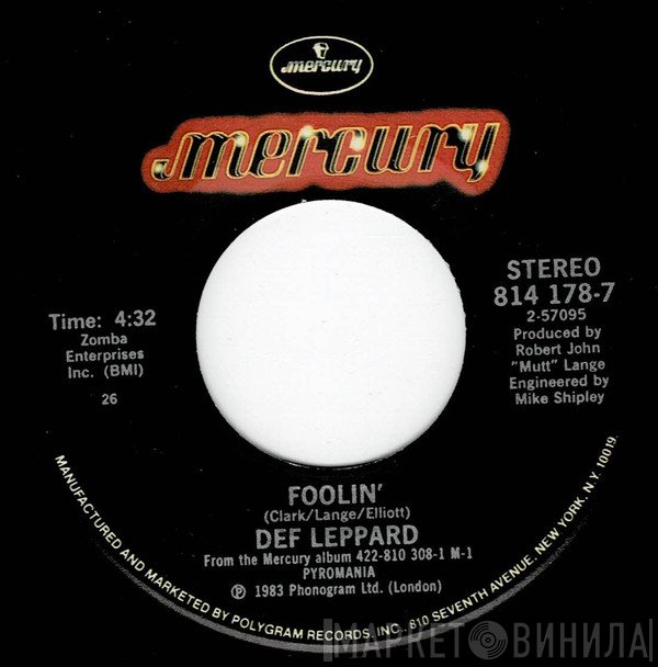 Def Leppard  - Foolin'