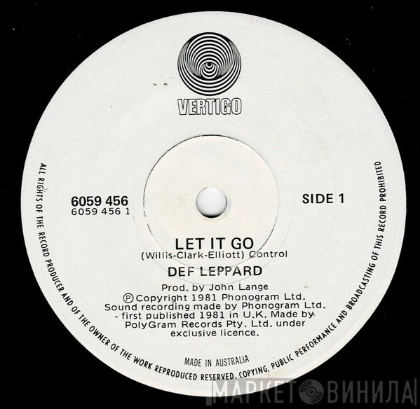 Def Leppard  - Let It Go