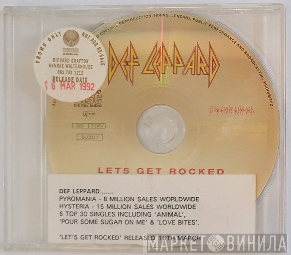 Def Leppard  - Let's Get Rocked