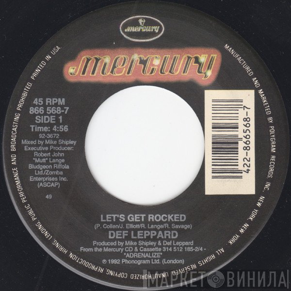 Def Leppard  - Let's Get Rocked