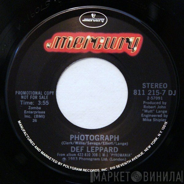Def Leppard  - Photograph