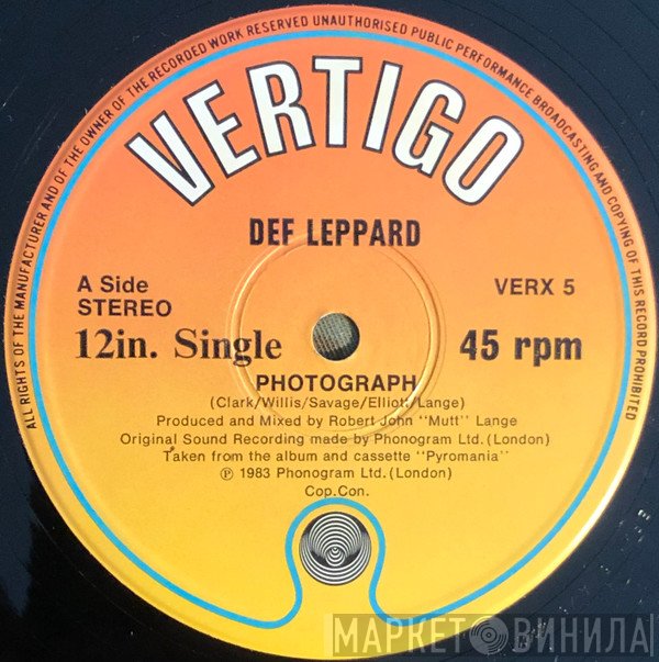Def Leppard  - Photograph