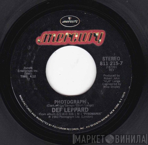 Def Leppard  - Photograph