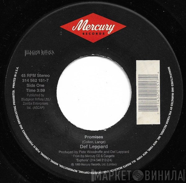 Def Leppard  - Promises