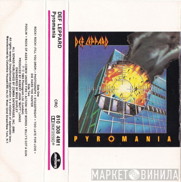 Def Leppard  - Pyromania
