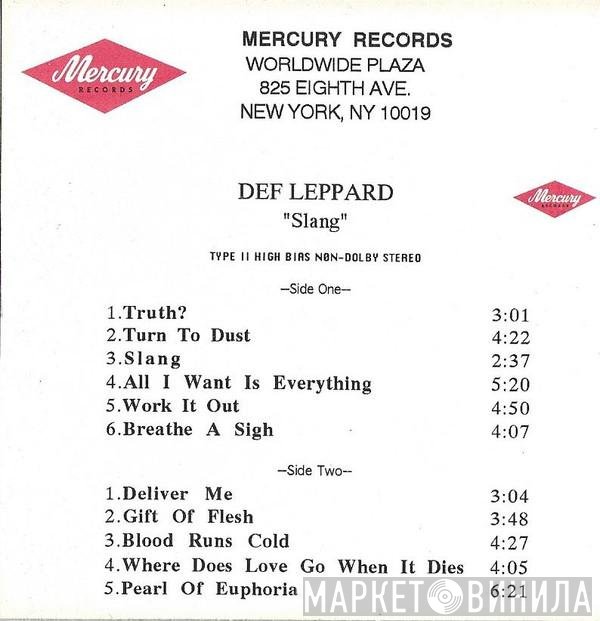 Def Leppard  - Slang