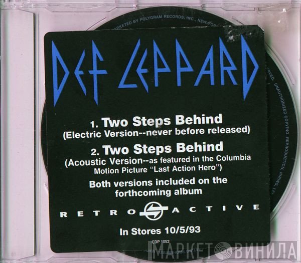 Def Leppard  - Two Steps Behind