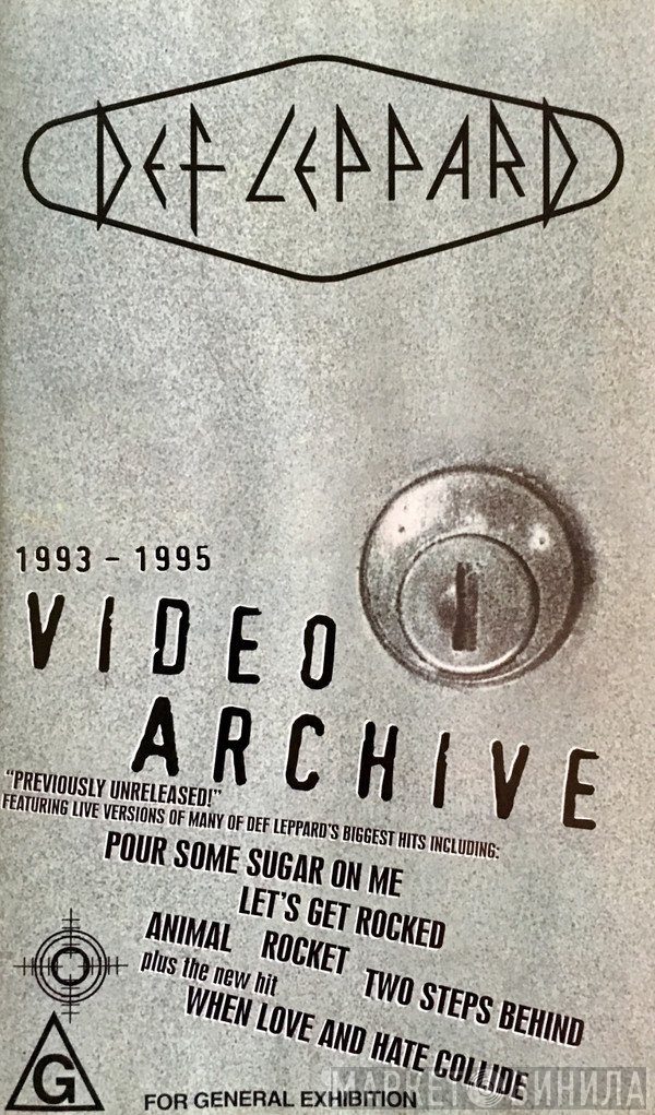 Def Leppard  - Video Archive
