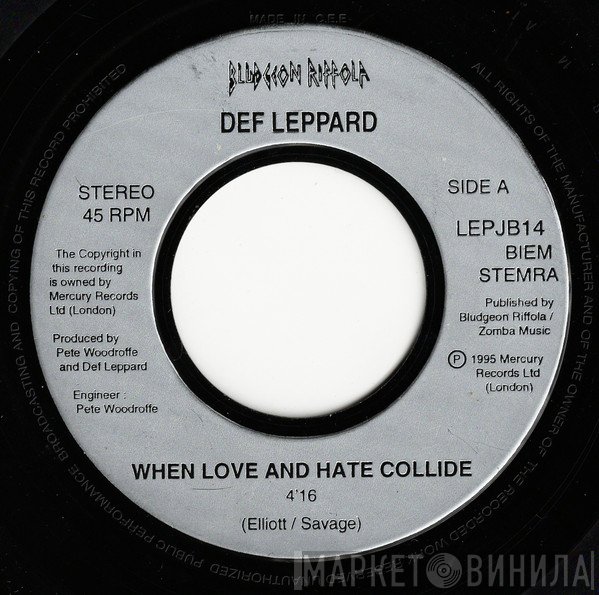 Def Leppard - When Love And Hate Collide