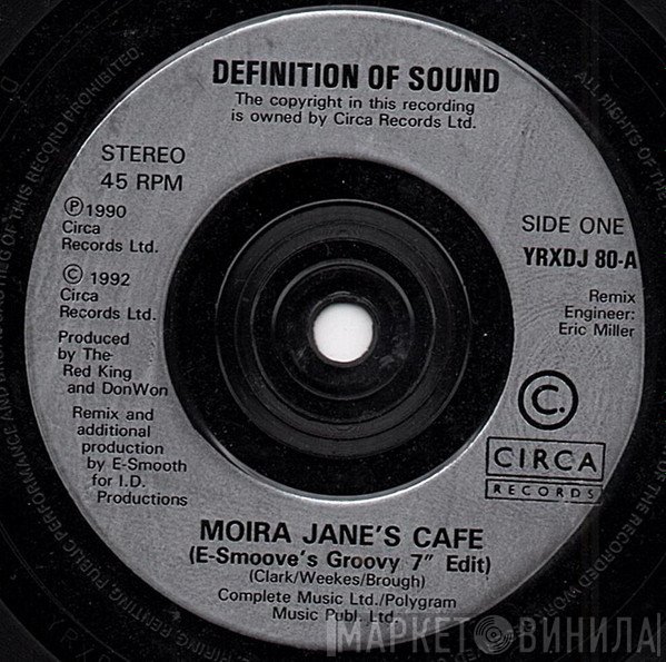 Definition Of Sound - Moira Jane's Cafe