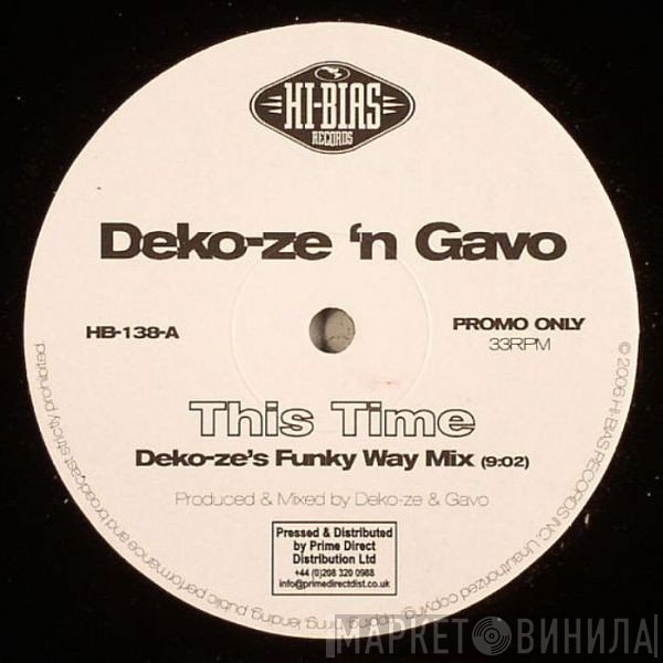 Deko-ze 'n Gavo - This Time