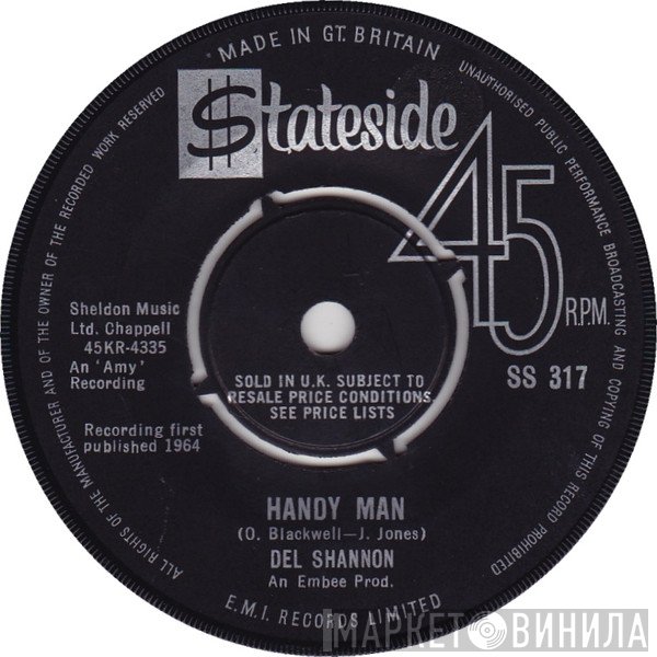 Del Shannon - Handy Man