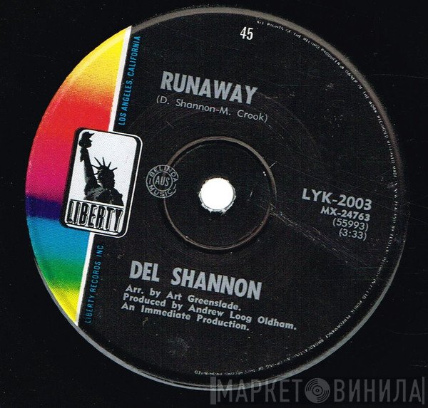 Del Shannon  - Runaway