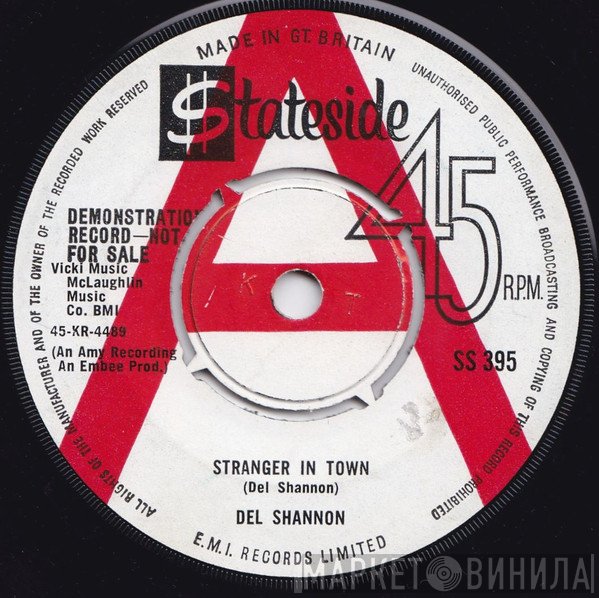 Del Shannon  - Stranger In Town