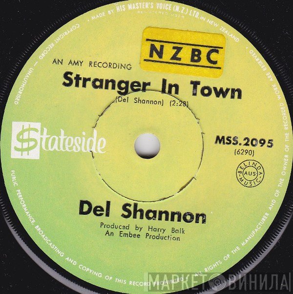 Del Shannon  - Stranger In Town
