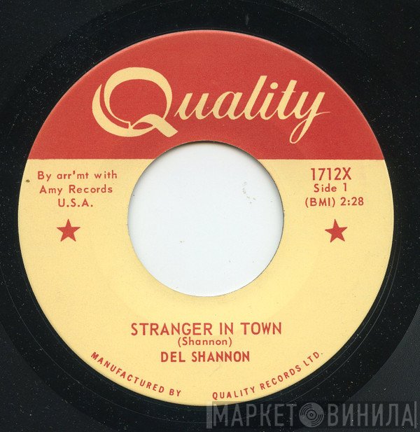 Del Shannon  - Stranger In Town