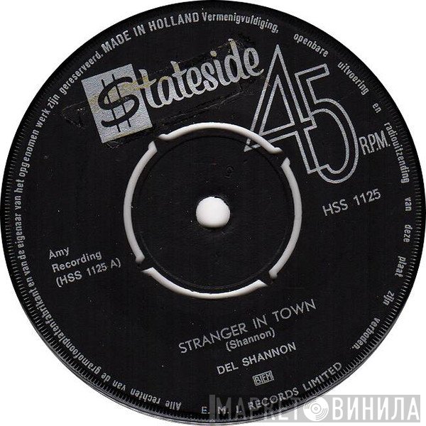 Del Shannon  - Stranger In Town
