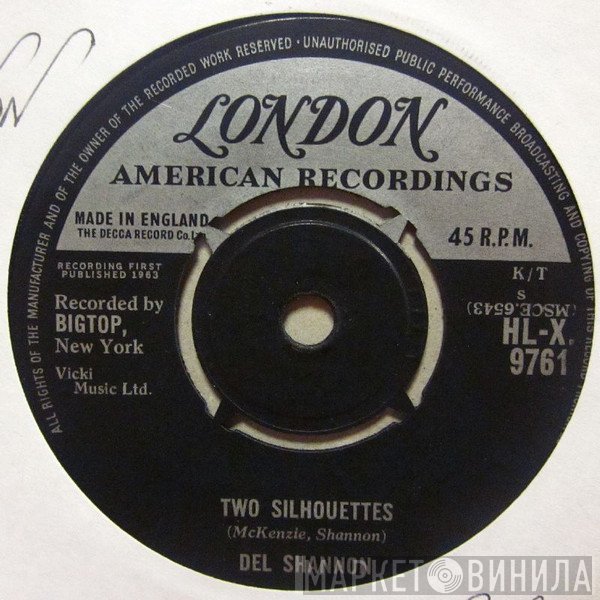 Del Shannon - Two Silhouettes