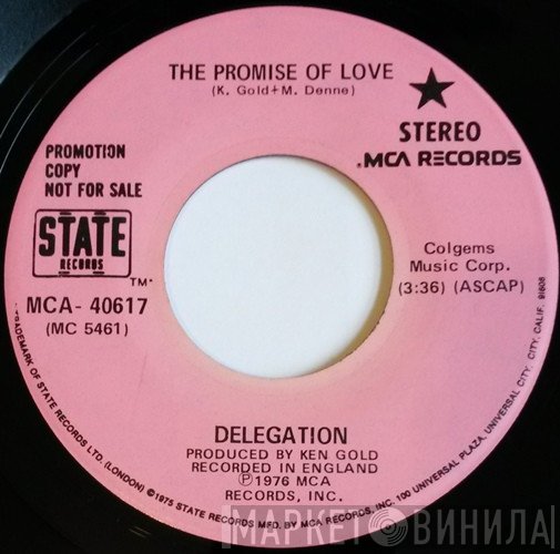 Delegation - The Promise Of Love