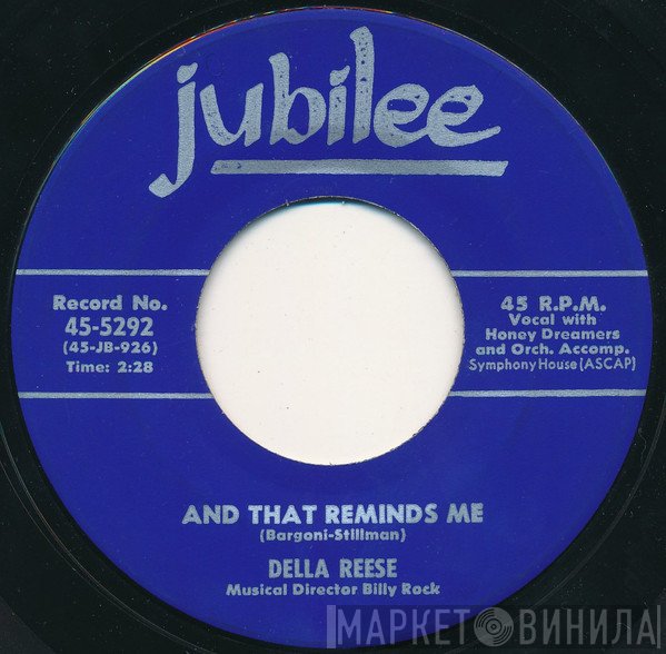 Della Reese - And That Reminds Me / I Cried For You