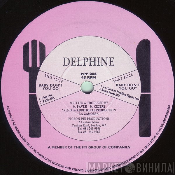 Delphine  - Baby Don't You Go