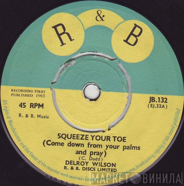 Delroy Wilson, Dimples & Delroy - Squeeze Your Toe / Sugar Pie