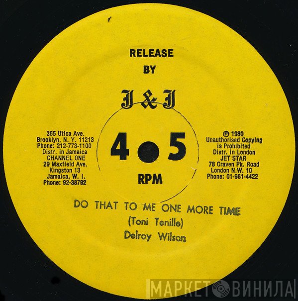 Delroy Wilson - Do That To Me One More Time