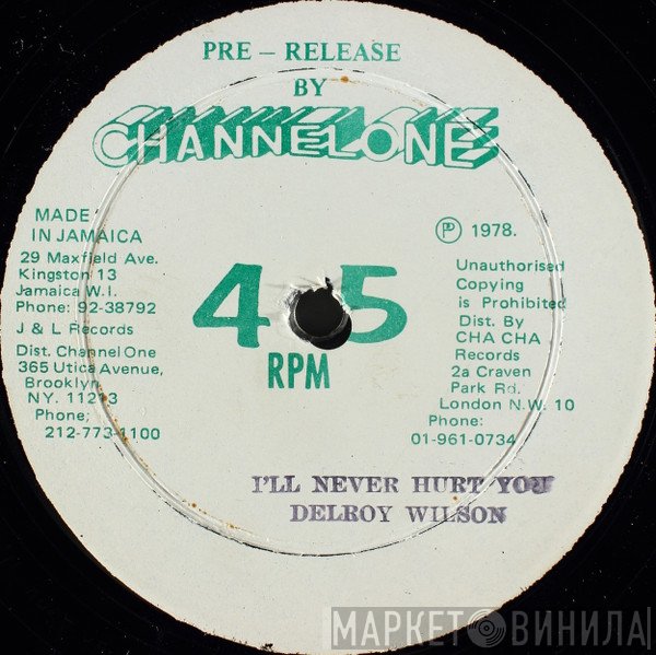 Delroy Wilson - I'll Never Hurt You