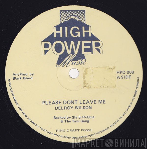 Delroy Wilson - Please Don't Leave Me / Travelling Man