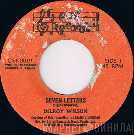Delroy Wilson  - Seven Letters