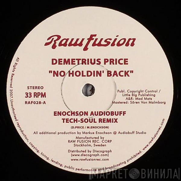 Demetreus - No Holdin' Back