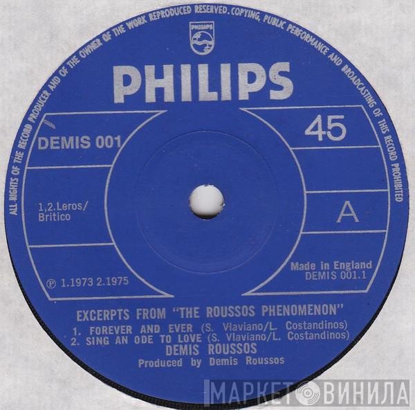 Demis Roussos - Excerpts From "The Roussos Phenomenon"